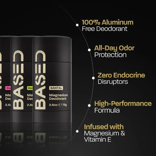 BASED Deodorant - side angle for men UK